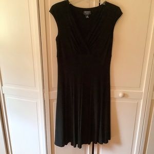 Black American Living dress, below knee, size 10